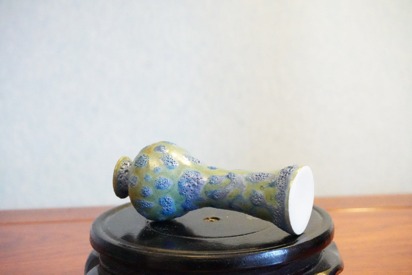 Cute mini unique bubble glazed vases