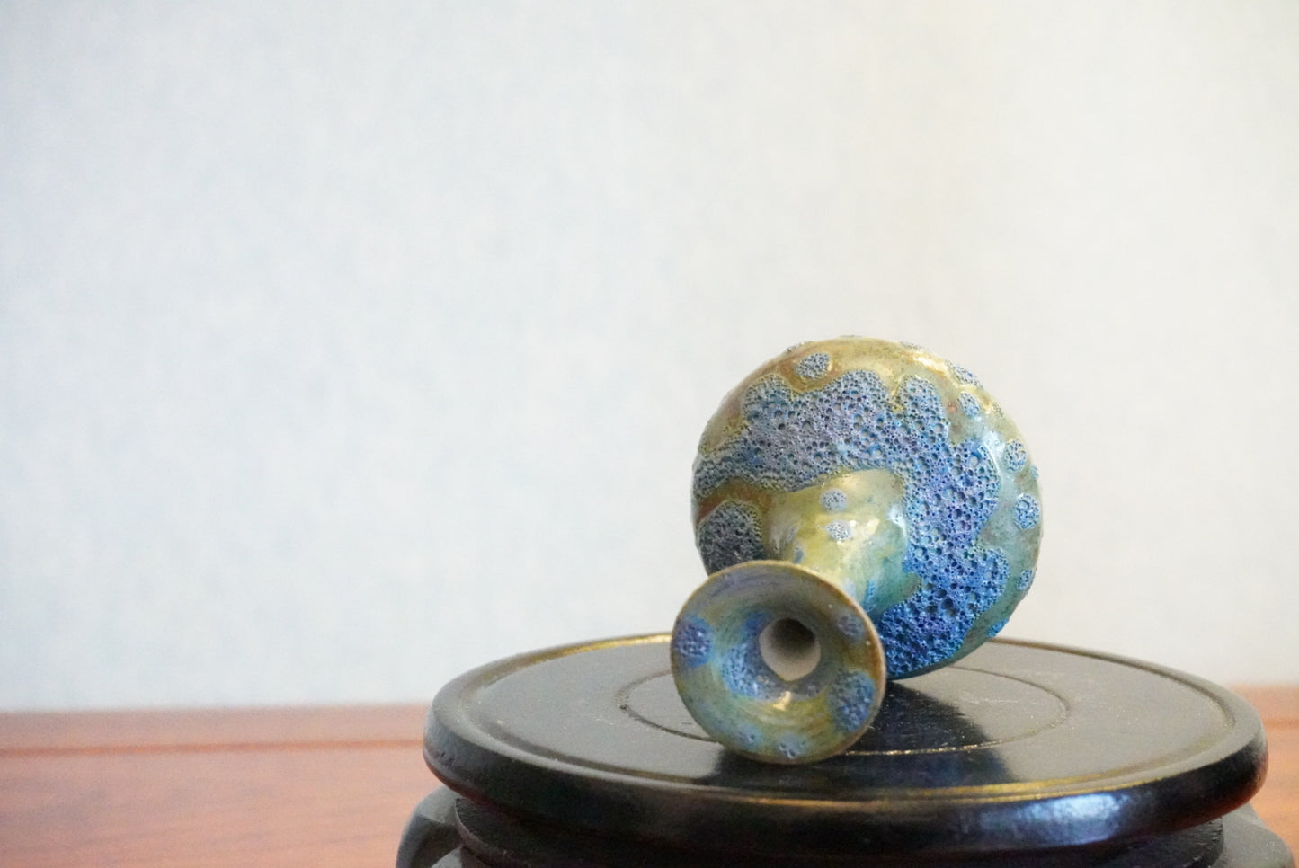 Cute mini unique bubble glazed vases