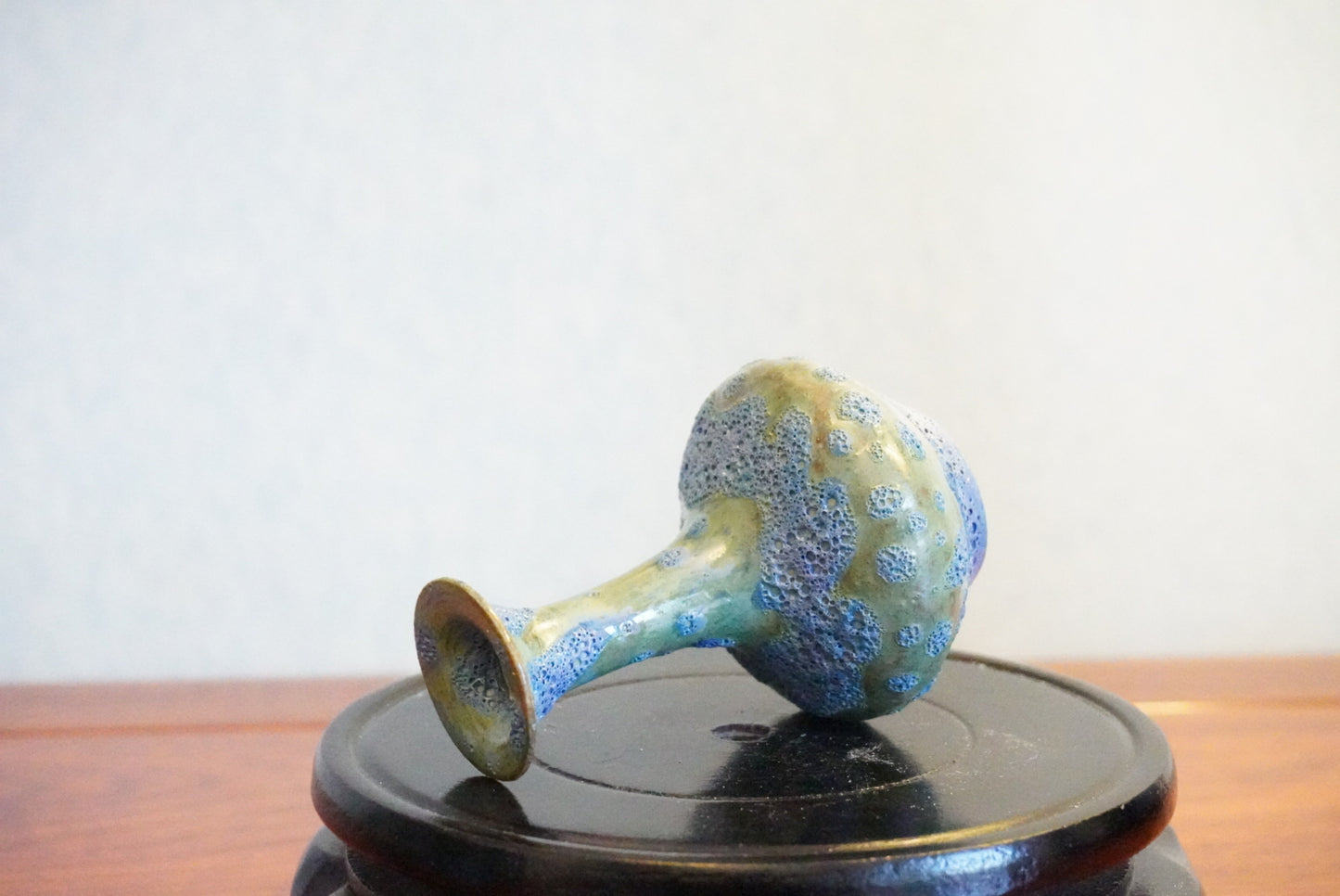 Cute mini unique bubble glazed vases