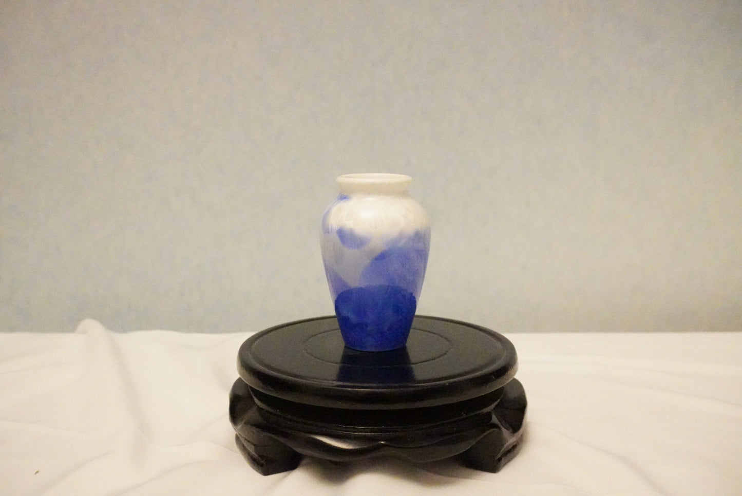 Mini Crackle Glazed Unique Ceramic Vase 100% Handmade