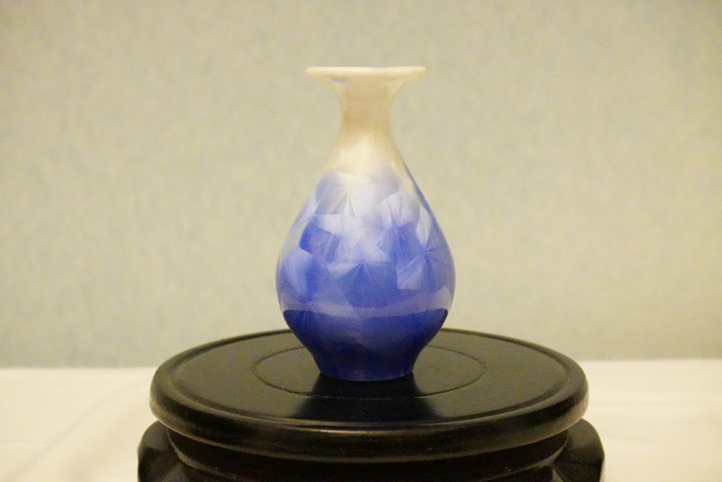 Mini Crackle Glazed Unique Ceramic Vase 100% Handmade