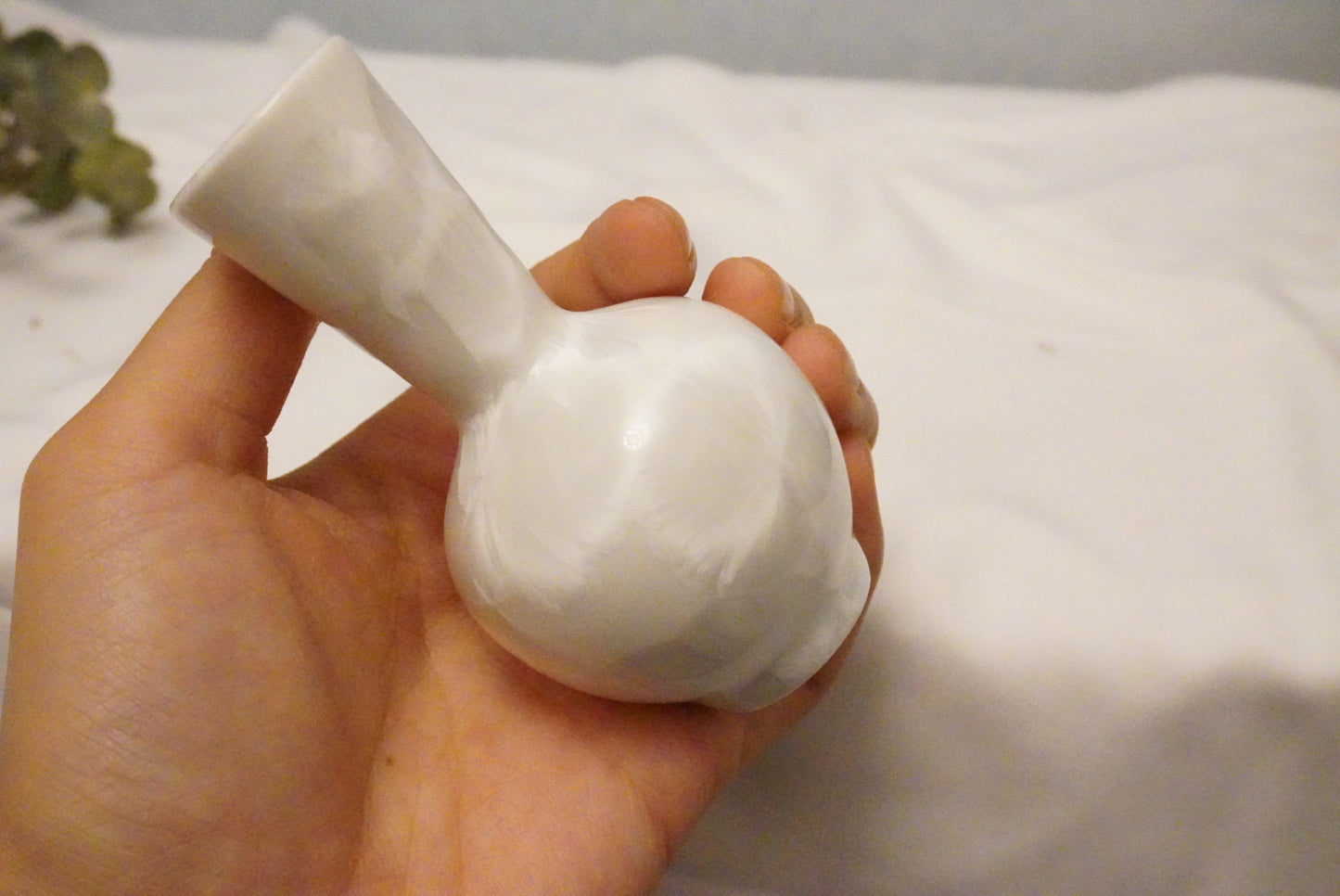Mini Crackle Glazed Unique Ceramic Vase 100% Handmade