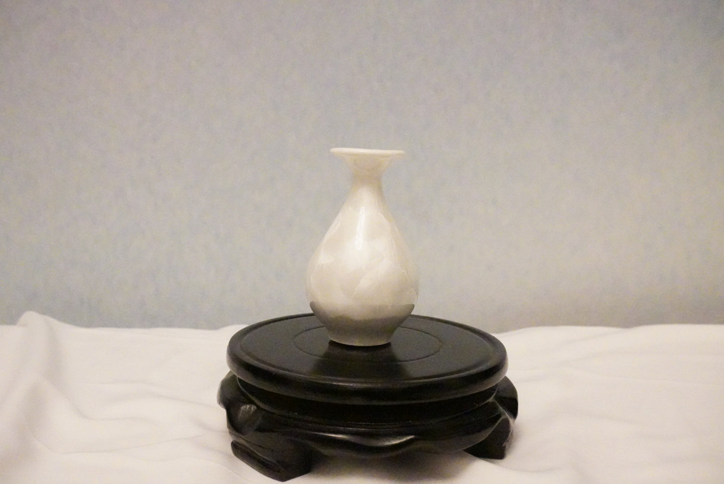 Mini Crackle Glazed Unique Ceramic Vase 100% Handmade