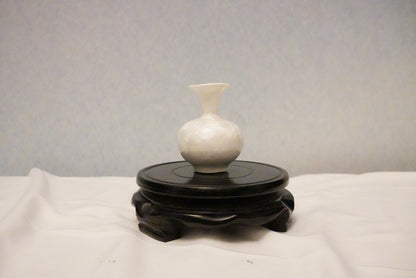 Mini Crackle Glazed Unique Ceramic Vase 100% Handmade