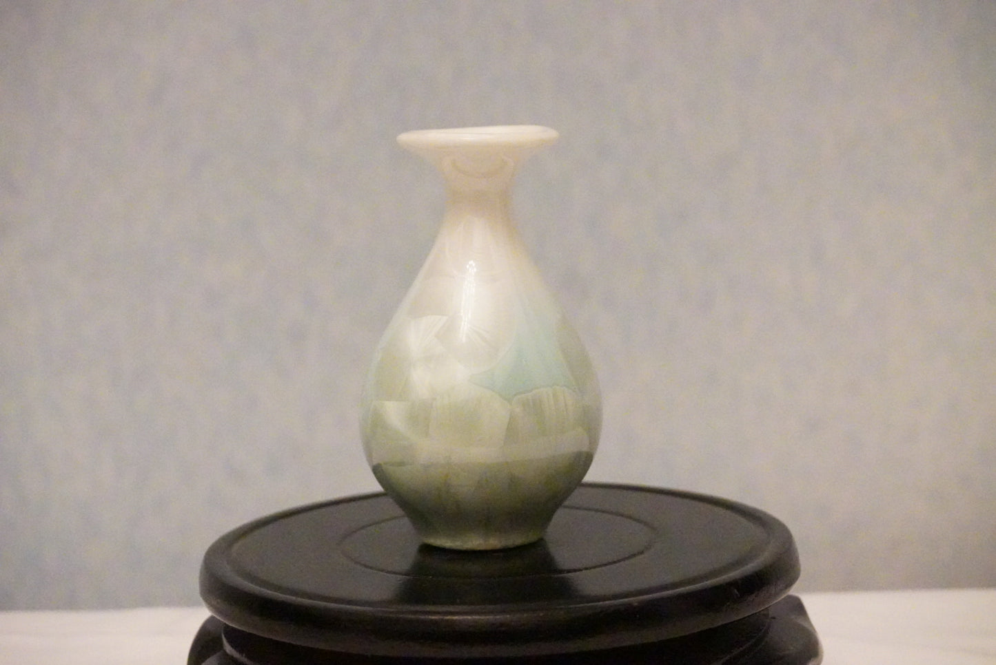 Mini Crackle Glazed Unique Ceramic Vase 100% Handmade
