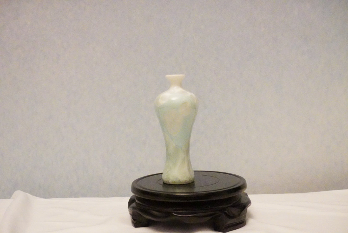 Mini Crackle Glazed Unique Ceramic Vase 100% Handmade