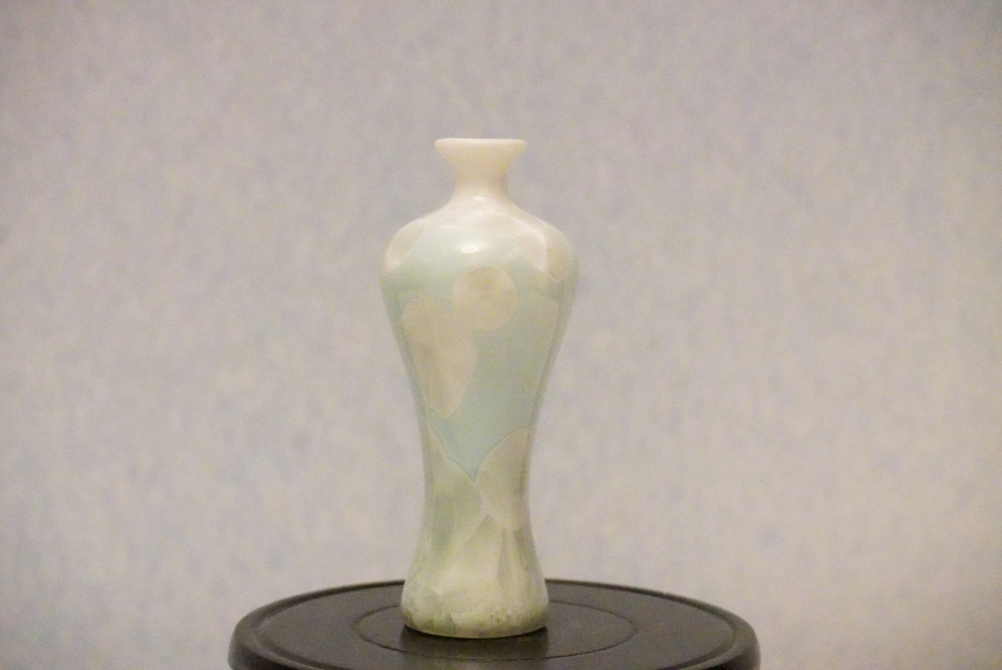 Mini Crackle Glazed Unique Ceramic Vase 100% Handmade