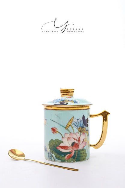 Blossom Lotus Tea Mug With Infuser - for Max (included shipping fee and applied product discount)