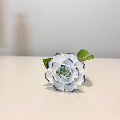 100% Handmade Ceramic Lotus | Ceramic Flower | Small Ceramic Flowers