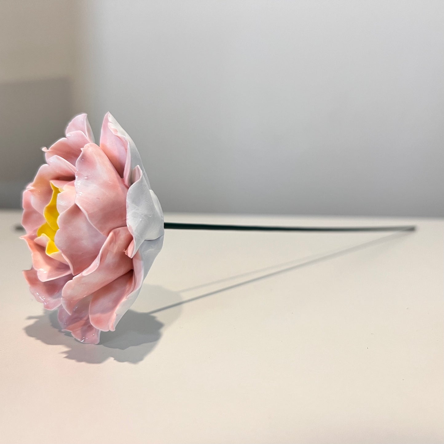 100% Handmade Ceramic Peony Flowers | Ceramic Flower | Large Ceramic Flowers