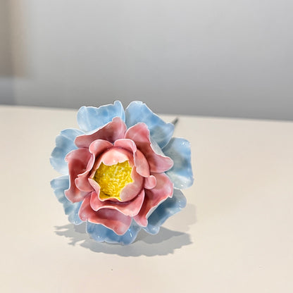100% Handmade Ceramic Peony Flowers | Ceramic Flower | Large Ceramic Flowers