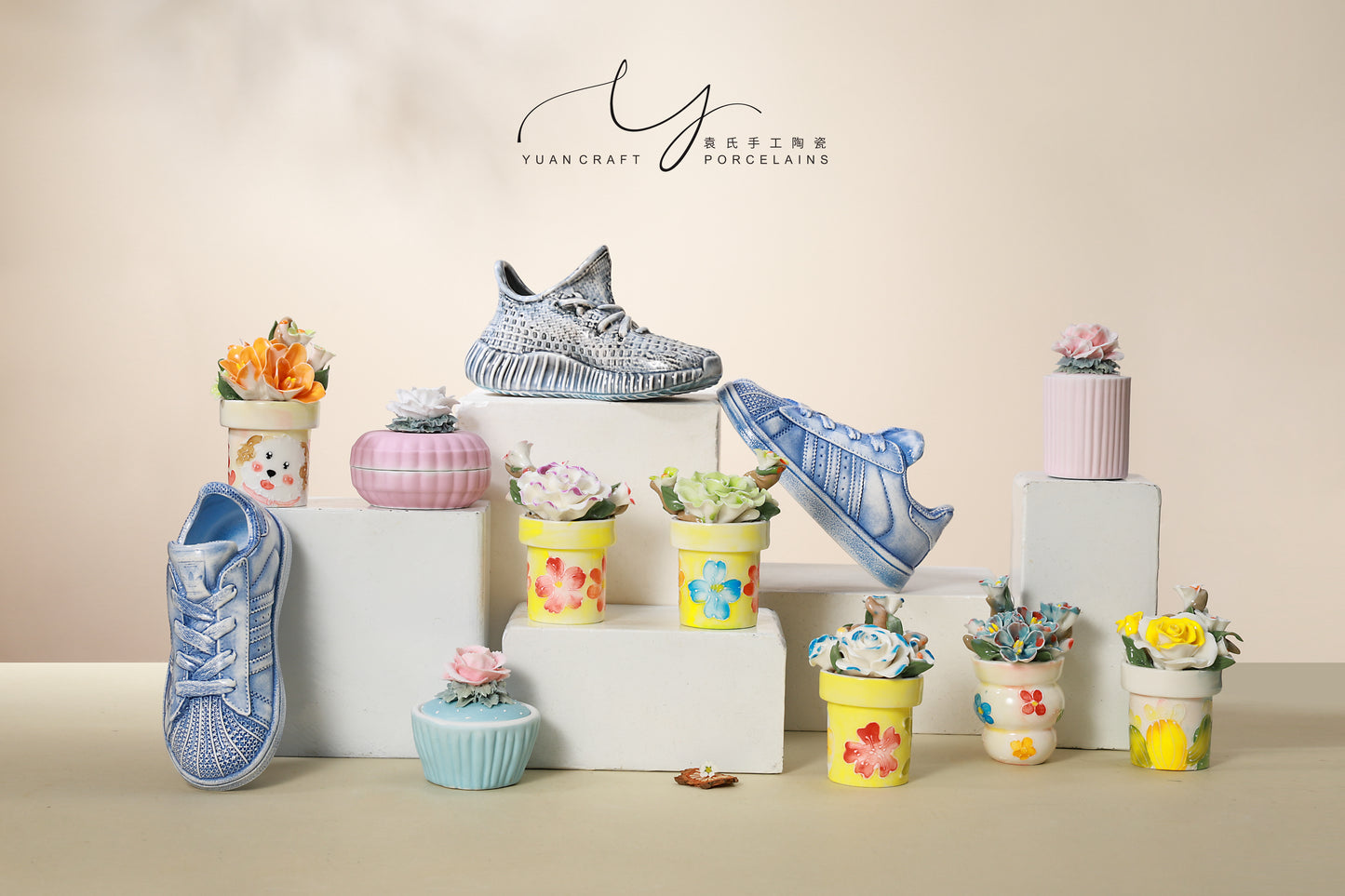 Handmade Porcelain Stunning Shoes