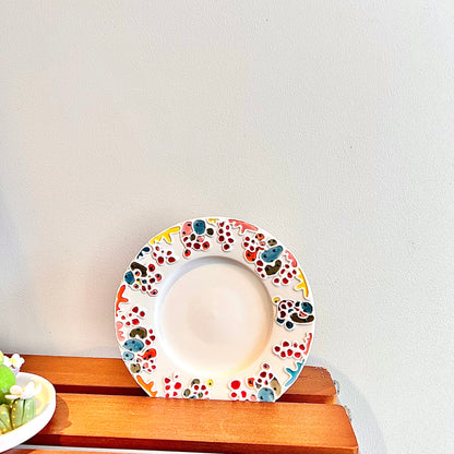 Handmade Cactus Mug Set with Cat Spoon